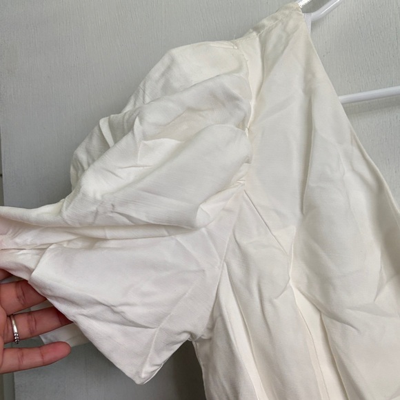 DO+BE White One-Shoulder Ruffle Mini Dress - Picture 4 of 6